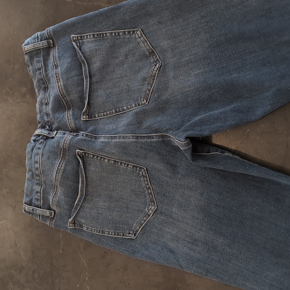 Express Dark Blue High Rise Skinny Jeans